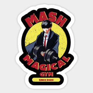 MASHLE: MAGIC AND MUSCLES (MASH MAGICAL GYM) GRUNGE STYLE Sticker